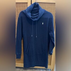 Ralph Lauren sweatshirts dress.  Size M NWOT.  
Navy blue.